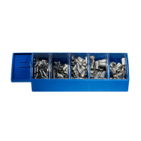 Plastový box s dutinkami neizolovanými 0,25-5 / 0,34-5 / 0,5-6 / 0,75-6 / 1,0-6 / délky 5-6mm