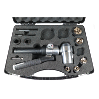 01643 ALFRA ruční hydraulický prostřihovací nástroj úhlový, kufr s razníky M16-M40 pro nerez