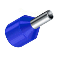 Dutinka izolovaná, průřez 2,5mm2 / 8mm / ID 8,0mm pro zkratovací vodiče, bezhalogenová modrá (DI-R)