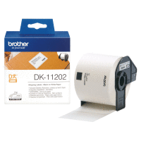 Štítky BROTHER adresní široké bílé rozměr 62x100mm pro tiskárny QL (300ks etiket)