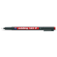 Permanentní pero s kulatým hrotem 0,6mm / barva rudá