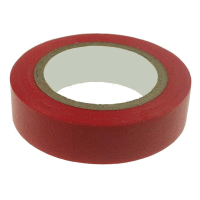 Elektroizolační páska samolepící PVC profesionální 0,19x19mm/20m, použití -10°C až +85°C, rudá