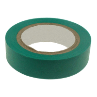 Elektroizolační páska samolepící PVC profesionální 0,19x15mm/20m, použití -10°C až +85°C, zelená