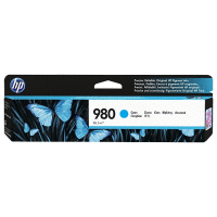 HP 980 Azurová originální inkoustová kazeta pro HP Officejet Enterprise Color MFP X585dn / X555