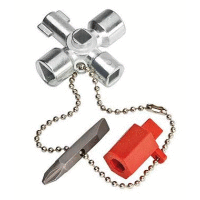 001102 KNIPEX klíč na rozvodné skříně pro elektrikáře