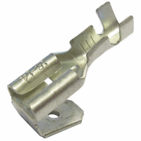 Mosazná objímka odbočná cínovaná, průřez 0,5-1,5mm2 / 6,3x0,8mm (PK1,5-FM608-V)