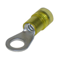 Oko izolované, průřez 4-6mm2 / M3 / šíře 7,2mm, izolace PA, dle DIN 46237, double crimp