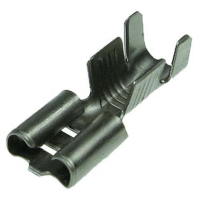 Ocelová objímka niklovaná 4-6mm2 / 6,3x0,8mm
