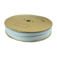 Popisovací bužírka PVC kruhová, vnitřní průměr 2,0mm / průřez 0,24-0,5mm2, bílá