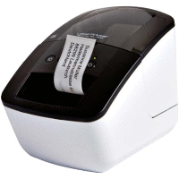 Elektronická tiskárna štítků BROTHER pro papírové a plastové pásky a etikety DK