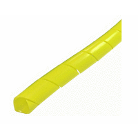 Svazkovací spirála pro průměr svazku 1,5-7mm, bezhalogenová, použití -50°C až +85°C, barva žlutá