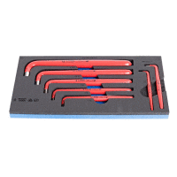 Sada 7ks Inbusových klíčů 1000V (3 - 4 - 5 - 6 - 8 - 10 - 12mm)