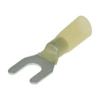 Vidlice lisovací Cu se smrštovací bužírkou, průřez 4-6mm2 / M5 / 10mm