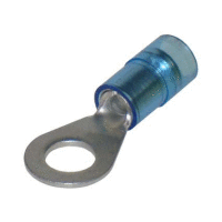 Oko izolované, průřez 1,5-2,5mm2 / M3 / šíře 6,6mm, izolace PA, dle DIN 46237, double crimp