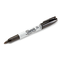 Permanentní pero s kulatým hrotem 0,9mm / barva černá (po 12ks)