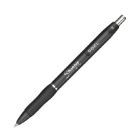 Gelové pero s kulatým zasouvacím hrotem 0,7mm / barva černá (po 12ks)