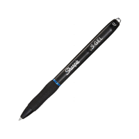 Gelové pero s kulatým zasouvacím hrotem 0,7mm / barva modrá (po 12ks)