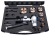 01655 ALFRA ruční hydraulický prostřihovací nástroj úhlový, kufr s razníky M16-M63 pro nerez