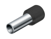 Dutinka izolovaná, průřez 1,5mm2 / 12mm / ID 3,6mm UL, CSA a DIN46228 bezhalogenová černá (100ks)