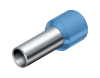 Dutinka izolovaná, průřez 0,25mm2 / 8mm / ID 2,0mm UL, CSA a DIN46228 bezhalogenová sv.modrá (100ks)