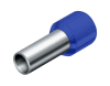 Dutinka izolovaná, průřez 2,5mm2 / 25mm / ID 4,2mm UL, CSA a DIN46228 bezhalogenová modrá