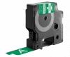 1805420 DYMO samolepicí páska RHINO vinylová šíře 19mm, bílá na zelené, návin 5,5m