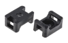 Kabelové sedlo černé pro pásky šíře max. 4,8mm / 15,0x10,0x7,2mm / otvor 3,7 / 7,0mm (TM2s6B)