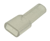 Kryt objímky jednopólový 4,8mm PVC transparentní, teplotní stálost od -25°C do +75°C (IN4,8P) 500ks