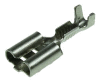 Ocelová objímka niklovaná 1,0-2,5mm2 / 6,3x0,8mm