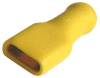 Objímka plochá celoizolovaná, průřez 4-6mm2 / 9,5x1,2mm PVC (GF-F912P)