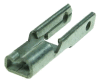 Plochý rozvaděč mosazný, cínovaný 2,8x0,8mm (MOQ 2500ks)