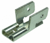 Plochý rozvaděč mosazný, cínovaný 6,3x0,8mm (PK-R608B-V)