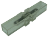 Plochý rozvaděč izolovaný 2,8x0,8mm PVC, 2-póly (Klauke 810/1)