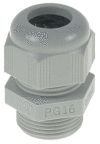 BS-16 vývodka plastová BIMED IP 68 se závitem Pg 21, rozsah 13-18mm, barva sv. šedá