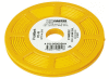 Označovací oválný PVC profil na vodiče o průměru 2,7-3,5mm (1,5mm2) oválná bužírka žlutá, návin 4m