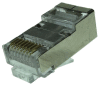 Konektor RJ45 (8p8c) FTP/STP stíněný skládaný pro datový kabel typ lanko, CAT.6