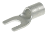 Vidlice neizolovaná Cu, průřez 0,25-0,5mm2 / M3,5 / šíře 6mm
