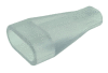 Kryt kolíku jednopólový 6,3mm PVC transparentní, teplotní stálost od -25°C do +75°C (balení 500ks)