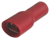 Objímka plochá celoizolovaná, průřez 0,5-1,5mm2 / 4,8x0,5mm izolace PVC (RF-F405P)