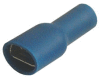 Objímka plochá celoizolovaná, průřez 1,5-2,5mm2 / 6,3x0,8mm PVC (BF-F608P)