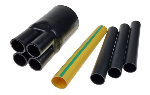 Sada smršťovacích trubic s rozdělovací hlavou, čtyřžilová 4x25 až 4x95mm2 (KSCZ4X70-95) po 10ks