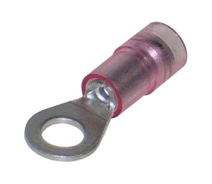 Detail Oko izolované, průřez 0,5-1,5mm2 / M10 / šíře 18mm, izolace PA, dle normy UL, double crimp