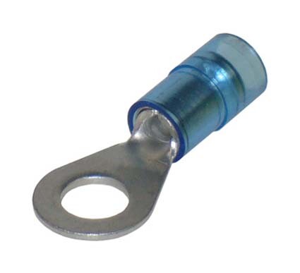 Detail Oko izolované, průřez 1,5-2,5mm2 / M3 / šíře 6,6mm, izolace PA, dle DIN 46237, double crimp